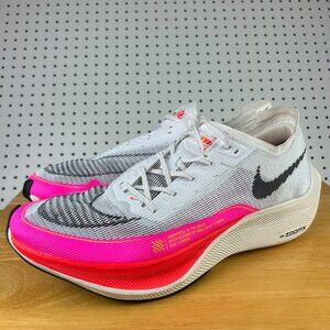 Size 15 Nike ZoomX Vaporfly Next% 2‎ White Pink DJ5457 100 Race Running Marathon